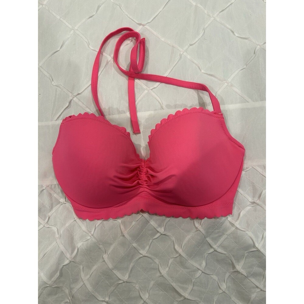 Victoria's Secret Hot Pink Women's  Bikini Top Size 34D